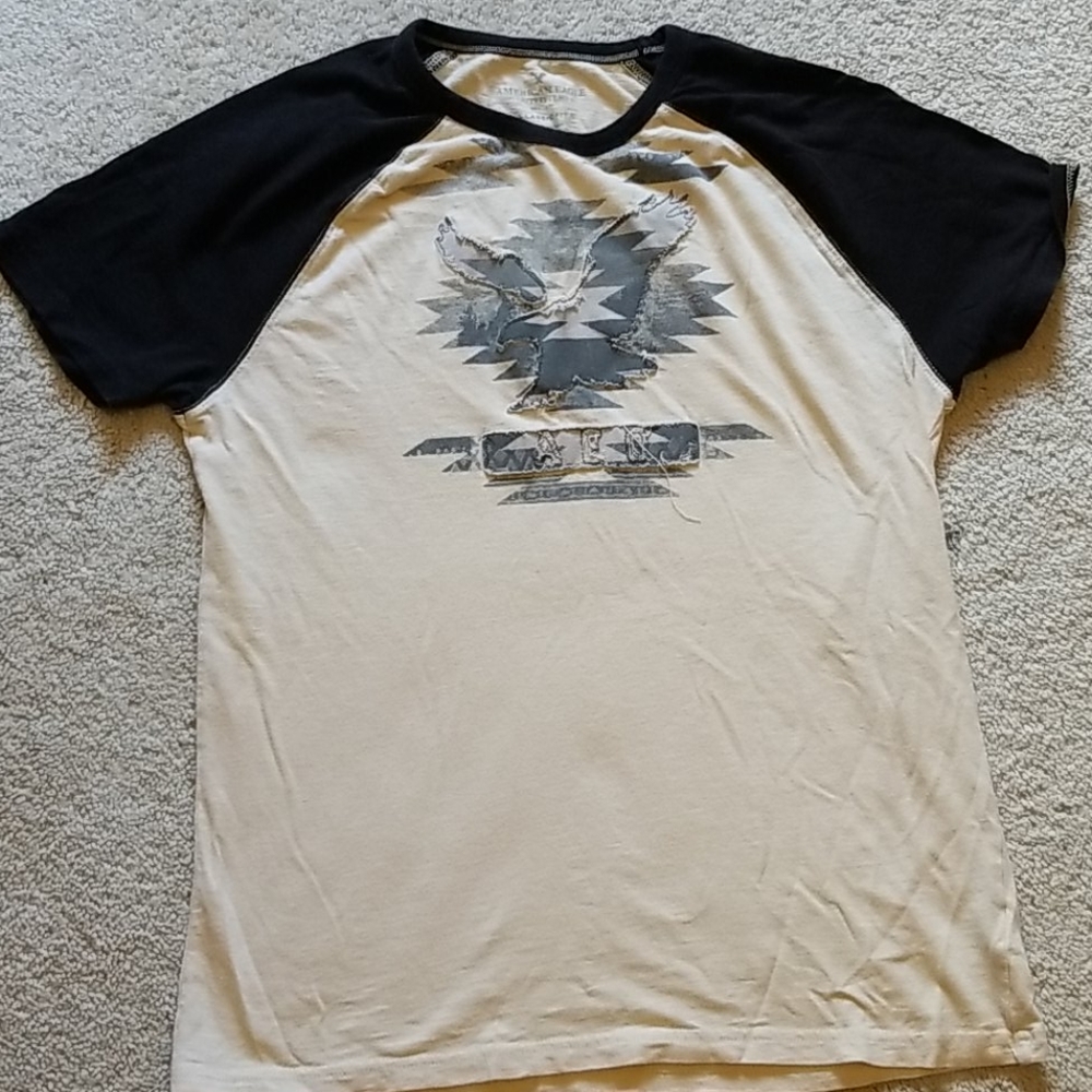 American Eagle Mens color block tshirt